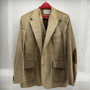 Vintage Levis Panatela Corduroy Blazer Sport Coat & Vest Men’s 44L Western EUC